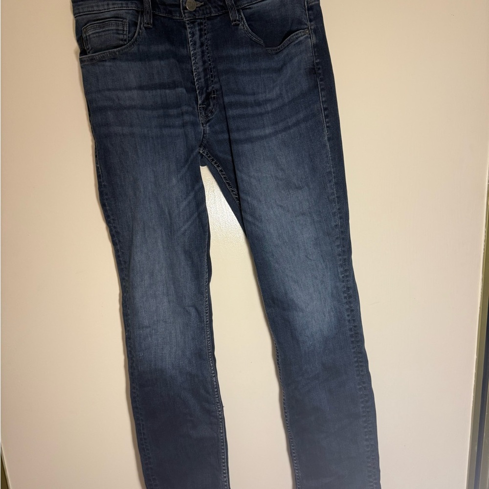 Outpost Men's original straight Fit Dark Blue Jeans 34x34